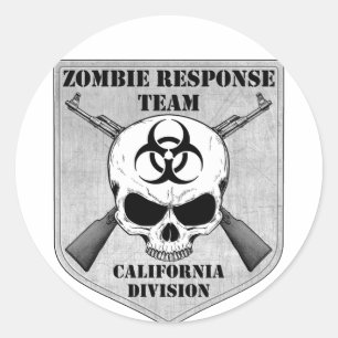 Zombie Response Team: Division California Runder Aufkleber