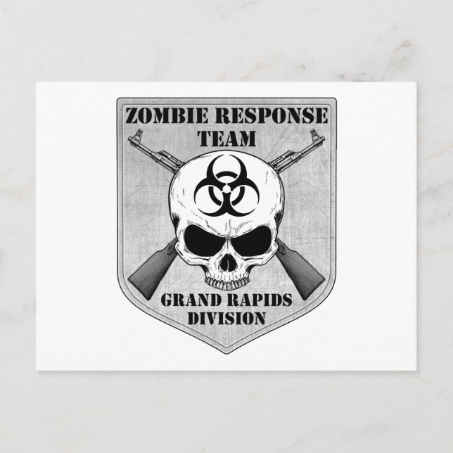 Zombie Response Team: Große Rapid Division Postkarte (Vorderseite)