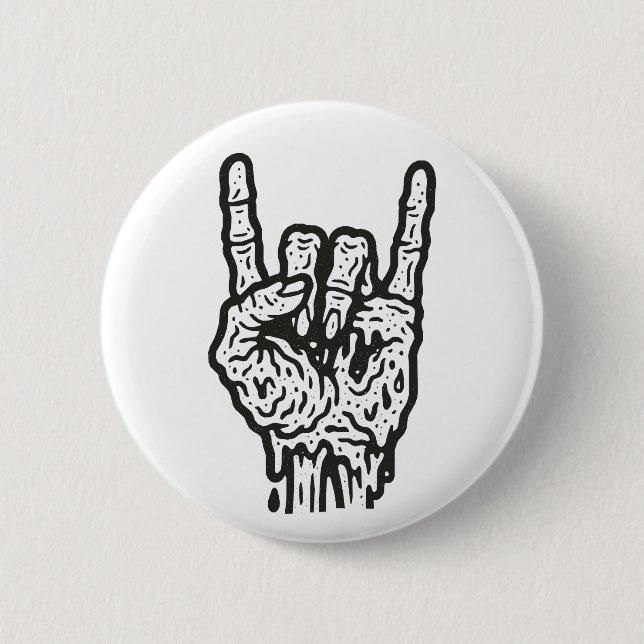 Zombie Rock Button (Vorderseite)
