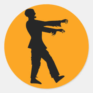 Zombie Runder Aufkleber