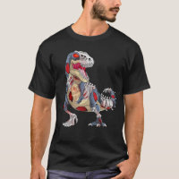 Zombie Saurus Halloween-Zombie-Skelett-Dinosaurier