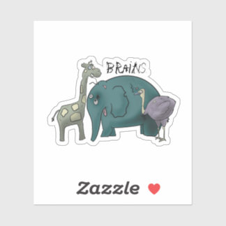 Zombie Savanna Aufkleber