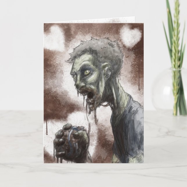 Zombie-Schatz-Karte Karte (Vorderseite)