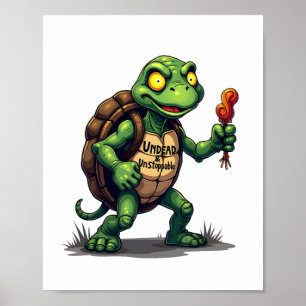 Zombie-Schildkröte Poster