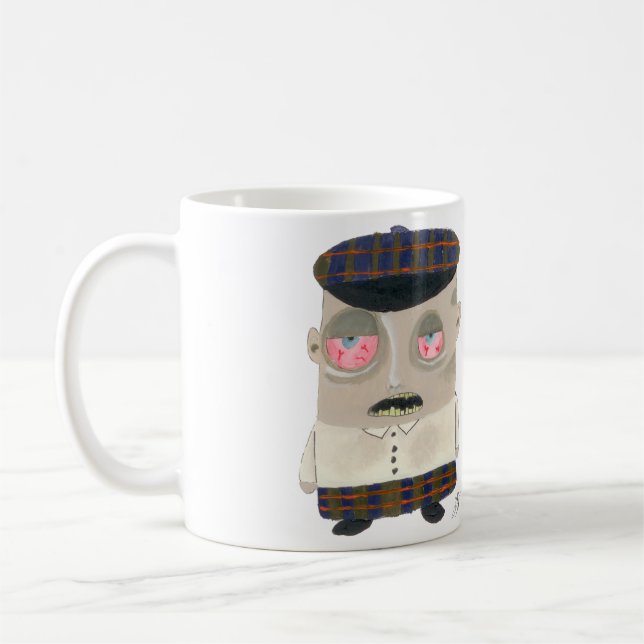 Zombie Scotsman Kaffeetasse (Links)