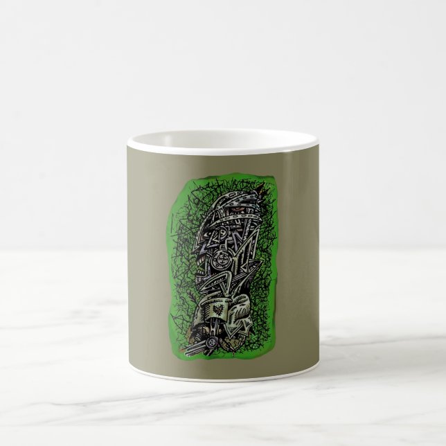 Zombie Sergeant von Brian Benson Kaffeetasse (Mittel)