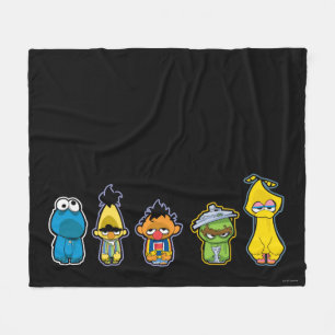 Zombie Sesame Street Characters Fleecedecke