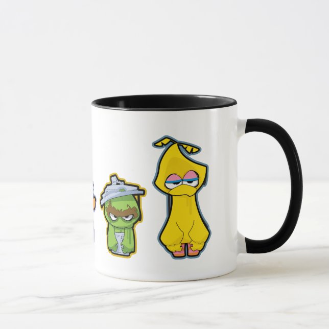 Zombie Sesame Street Characters Tasse (Rechts)