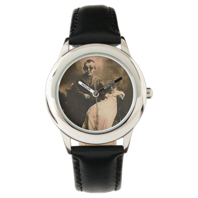 Zombie Siblings Armbanduhr (Vorderseite)