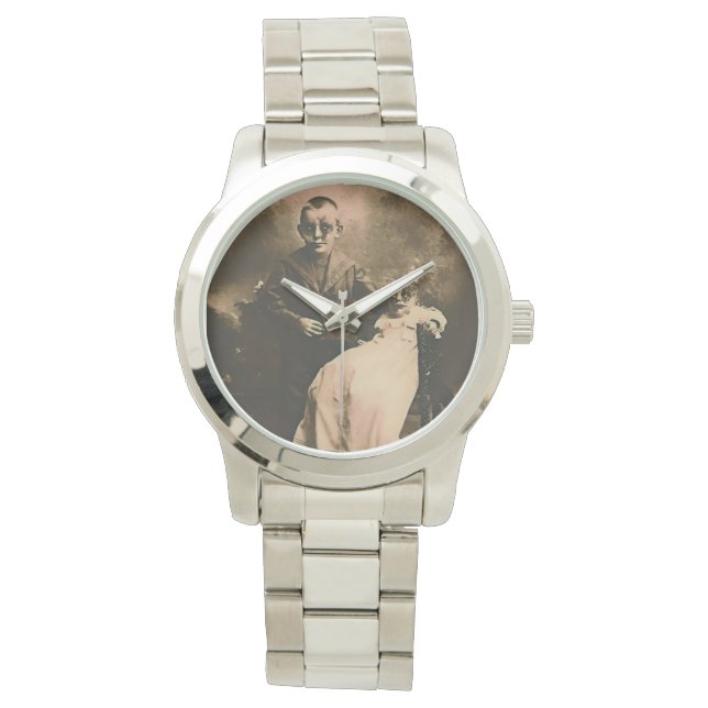 Zombie Siblings Armbanduhr (Vorderseite)