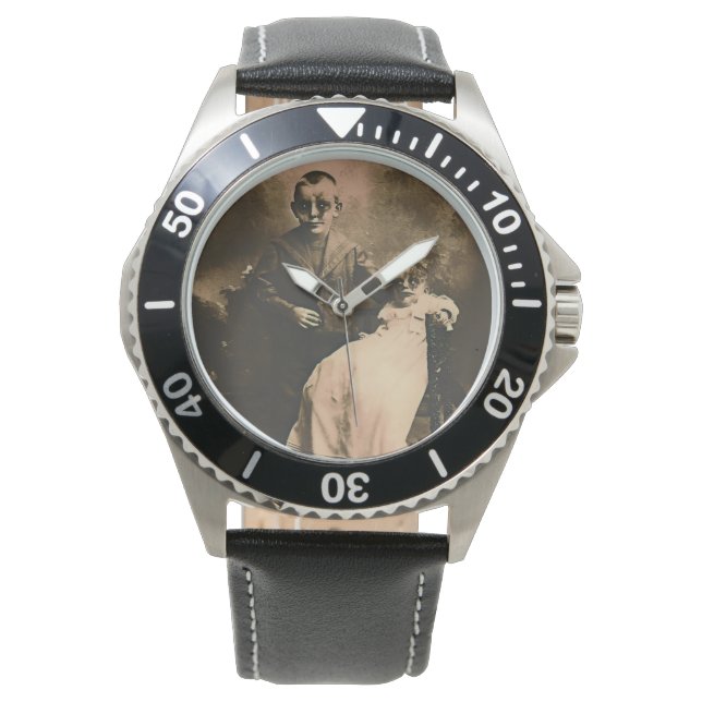 Zombie Siblings Armbanduhr (Vorderseite)