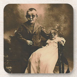 Zombie Siblings Getränkeuntersetzer