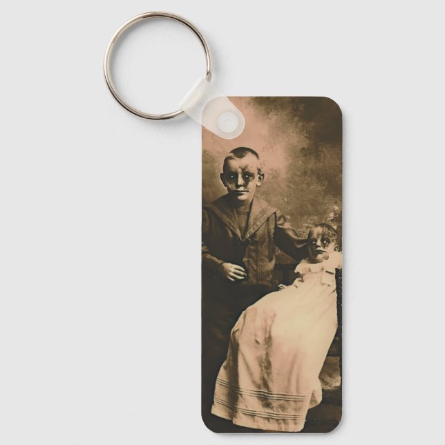 Zombie Siblings Schlüsselanhänger (Vorderseite)