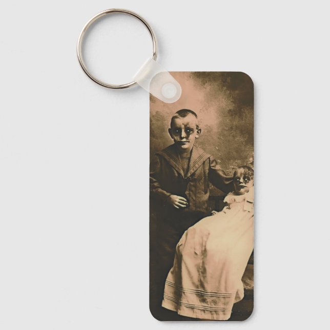 Zombie Siblings Schlüsselanhänger (Vorderseite)