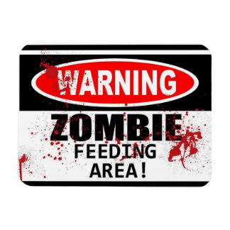 Zombie Sicn Magnet