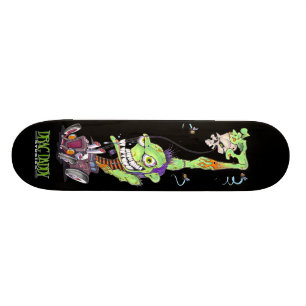 Zombie-Skateboard auf Schwarz Skateboard