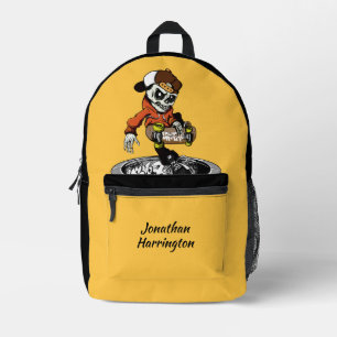 Zombie Skater individuelle Name Bedruckter Rucksack