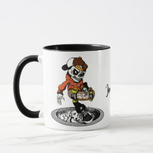 Zombie Skater nom personnalisé tasses