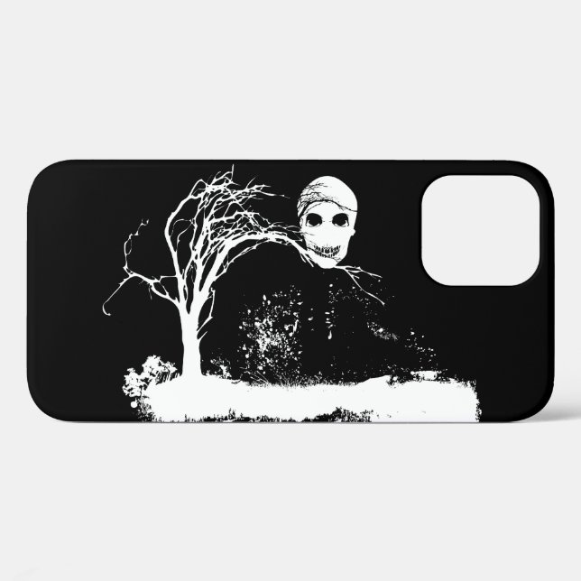 Zombie Skull Case-Mate iPhone Hülle (Rückseite (Horizontal))