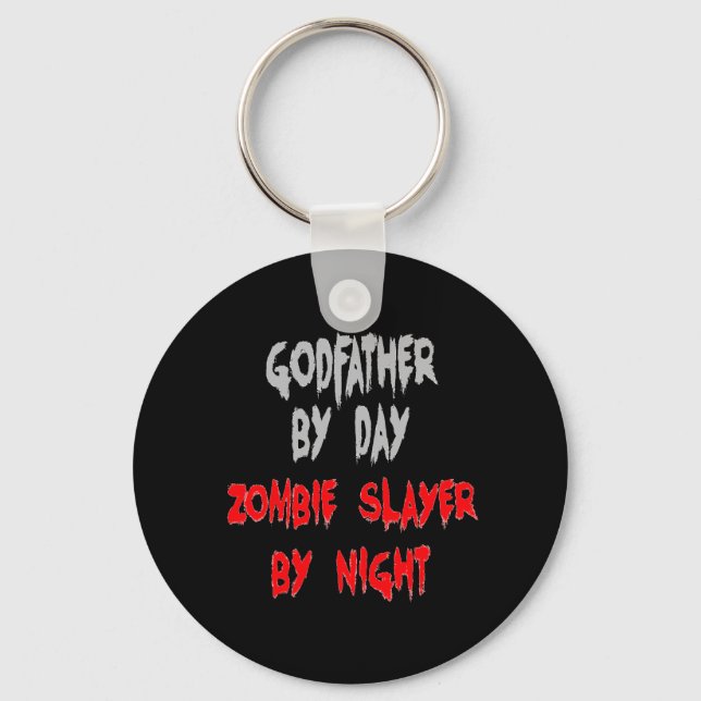 Zombie Slayer GodVater Schlüsselanhänger (Vorderseite)