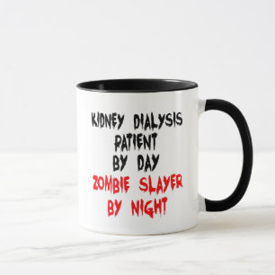 Zombie Slayer Nierendialyse Patient Tasse