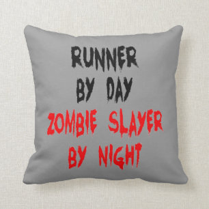 Zombie Slayer Runner Kissen