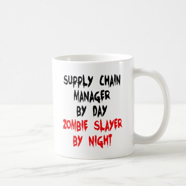 Zombie Slayer Supply Chain Manager Kaffeetasse (Rechts)
