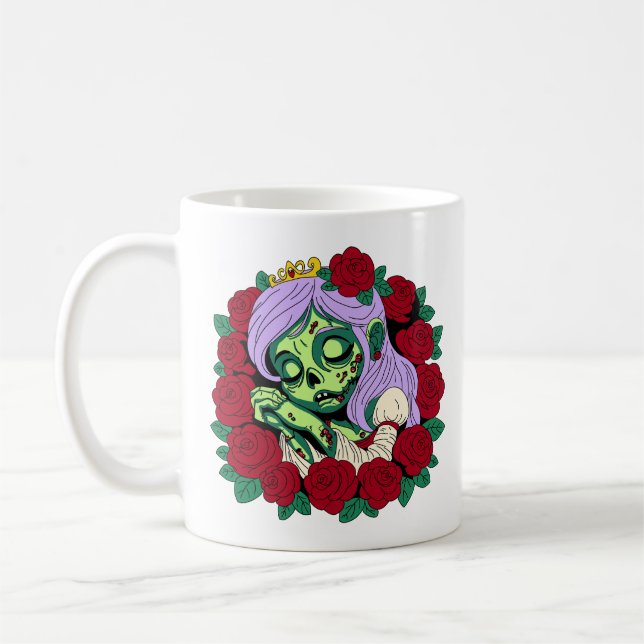 Zombie Sleeping Beauty Kaffeetasse (Links)