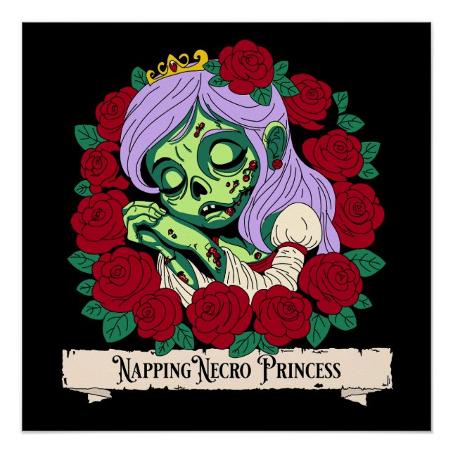 Zombie Sleeping Beauty Poster (Vorderseite)