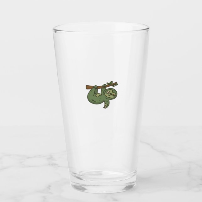 Zombie Sloth Classic T-Shirt Glas (Vorderseite)