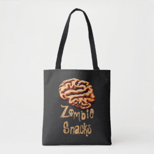 Zombie Snacks Hirngespinst Halloween Trick oder Tr Tasche