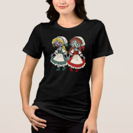 Zombie Snow-White and Rose-Red Tri-Blend Shirt