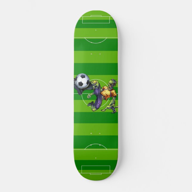 Zombie Soccer Spieler ein letzter Kick Skateboard (Vorderseite)