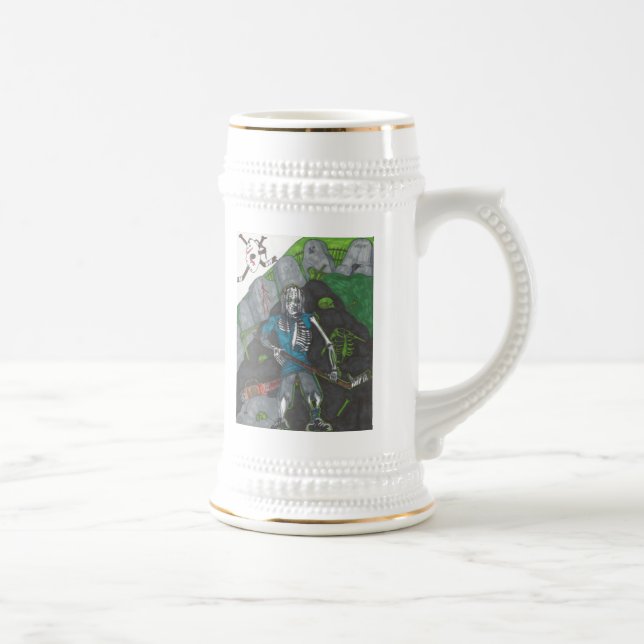 Zombie-Spieler Stein Bierglas (Rechts)