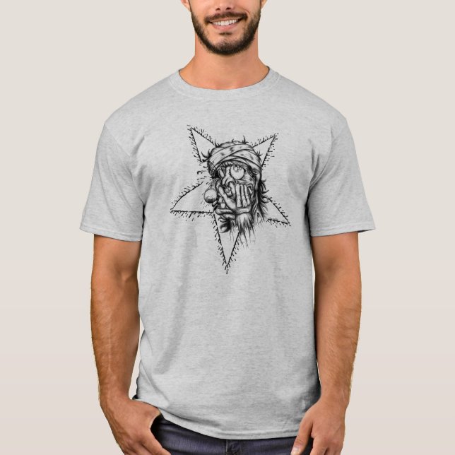 Zombie-Stern T-Shirt (Vorderseite)