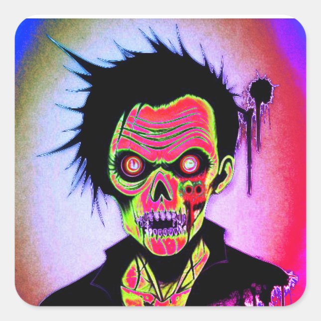 Zombie Sticker (Vorderseite)