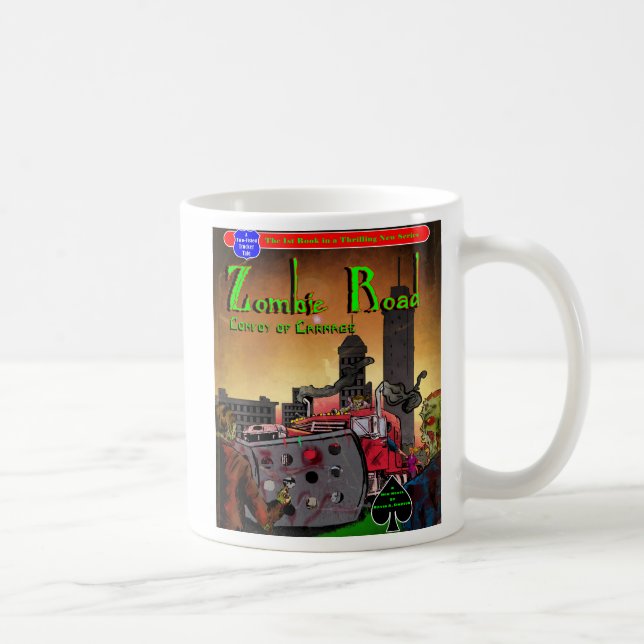 Zombie-Straßen-Kaffeetasse Kaffeetasse (Rechts)