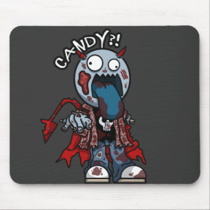 Zombie-Süßigkeits-Mausunterlage Mousepad