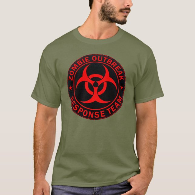 Zombie-taktisches Warteteam T-Shirt (Vorderseite)