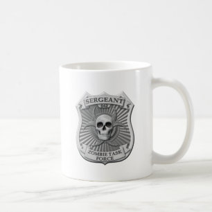 Zombie-Task Force - Sergeant Badge Kaffeetasse