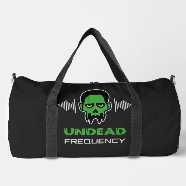 Zombie-Techno-Rave Duffle Bag (Vorderseite)
