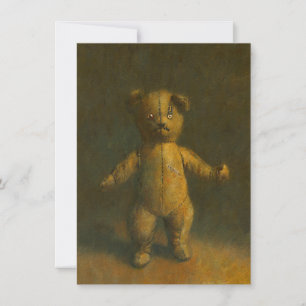 Zombie-Teddy-Einladungskarte Einladung