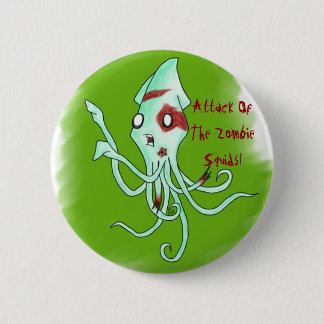 Zombie-Tintenfisch-Knopf Button