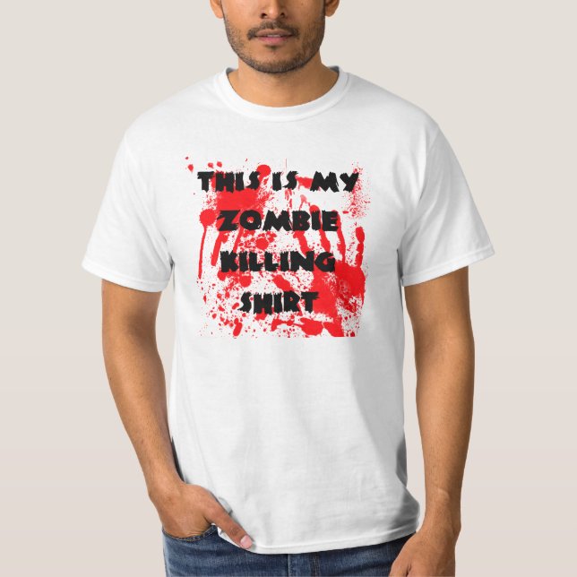 Zombie-Tötungs-Shirt T-Shirt (Vorderseite)