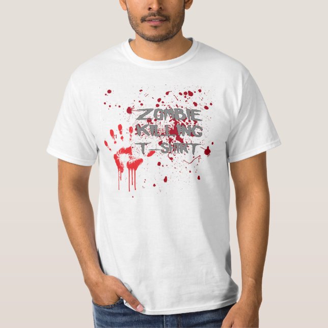 Zombie-Tötungs-T - Shirt (Vorderseite)