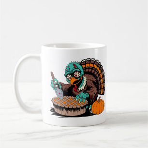 Zombie Turkey Will Pumpkin Pie Kaffeetasse