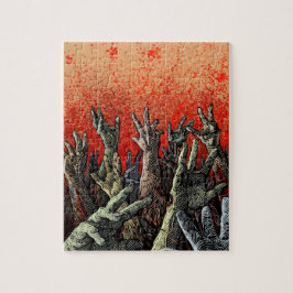 Zombie übergibt Puzzlespiel
