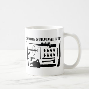 Zombie-Überlebensausrüstung Kaffeetasse