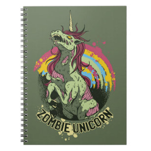 Zombie unicorn notizblock