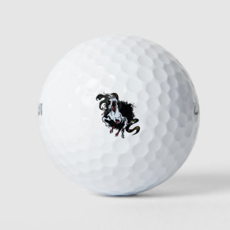Zombie Unicorn Stehend Golfball